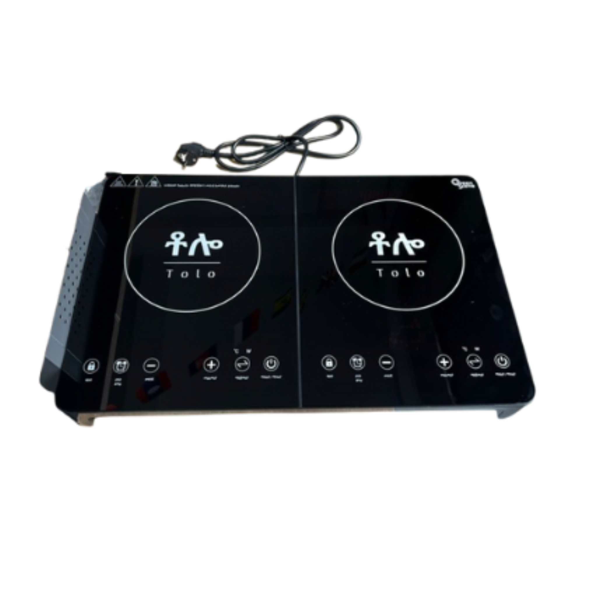 TOLO double burner induction stove — locally manufactured in Ethiopia