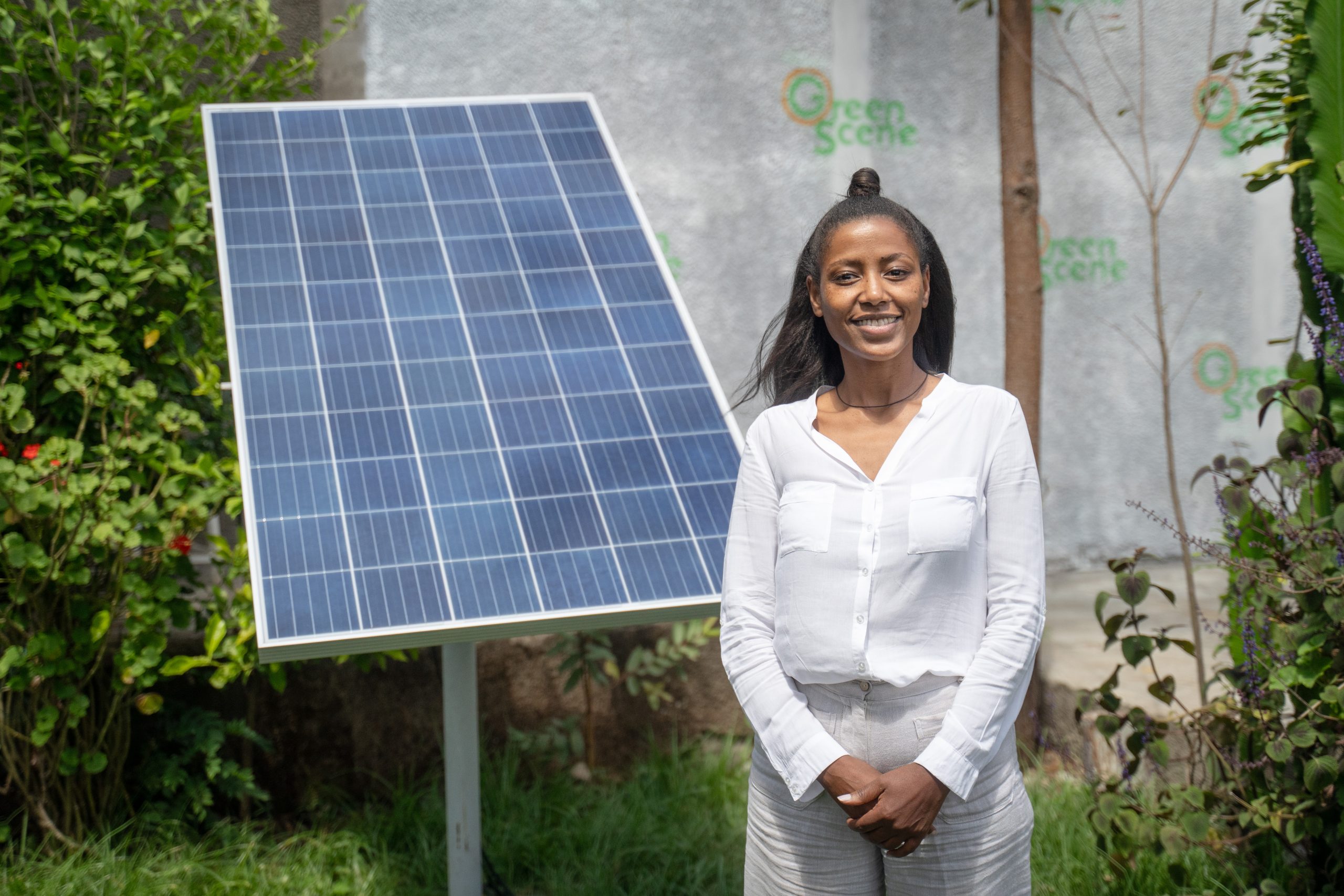 Green Scene Energy engineers at work in Addis Ababa, Ethiopia